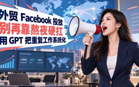 外贸 Facebook 投放，别再靠熬夜硬扛：用 GPT 把重复工作系统化