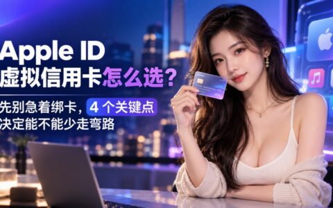 Apple ID 虚拟信用卡选择与绑卡指南封面
